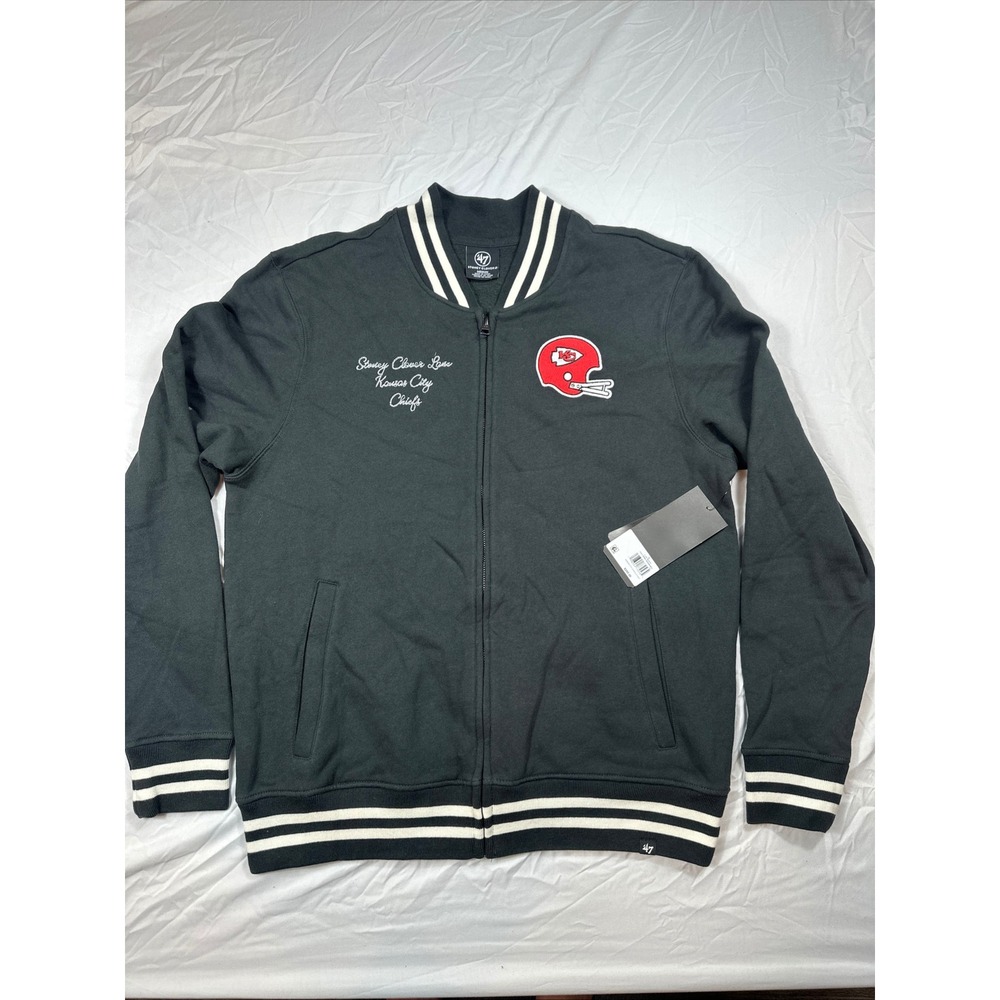 47 Brand Stoney Clover Laneโ Kansas City Chiefs Mens Varsity Jacket - Medium